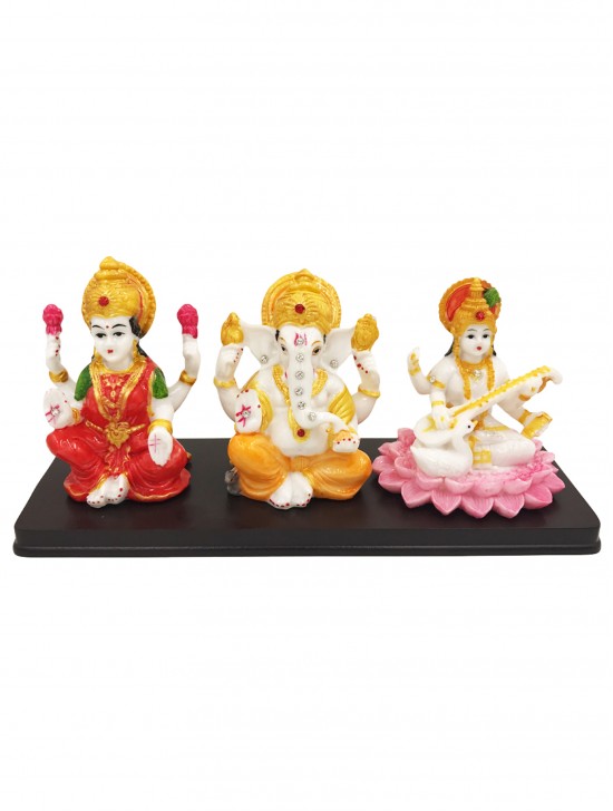 Laxmi, Ganesh and Saraswati